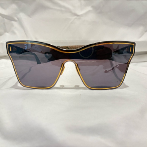 NEW! DITA SILICA DTS508-03-GLD-BLK; BLACK/GOLD W/GREY-BLACK FLASH LENS 100% AUTH - Picture 1 of 8